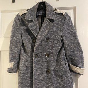 Gryphon Blue Light Sweater Jacket Size Small